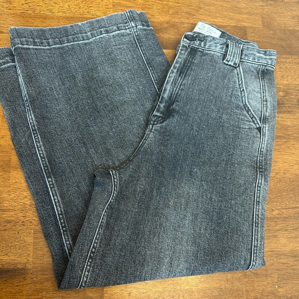 Free People CRVY Wide Leg Jeans 28